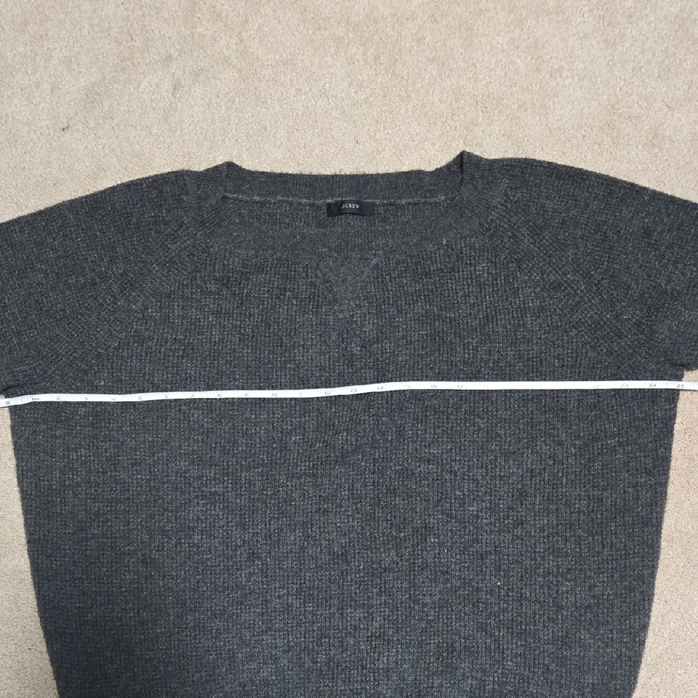 J. Crew Charcoal Crewneck Sweater - Picture 2 of 10